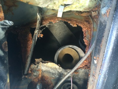 The rather large hole I found at the vent